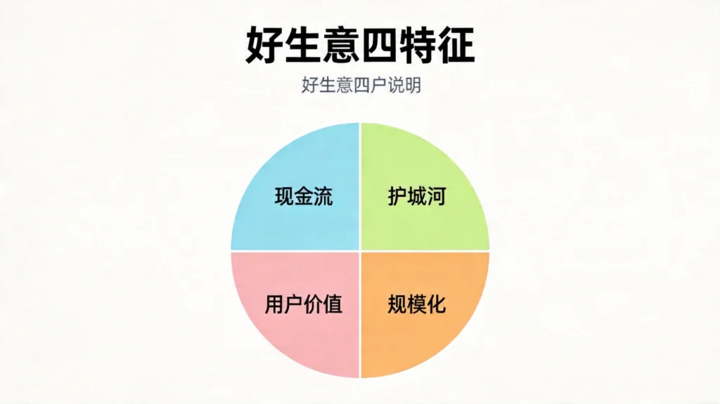 好生意的四个关键特征