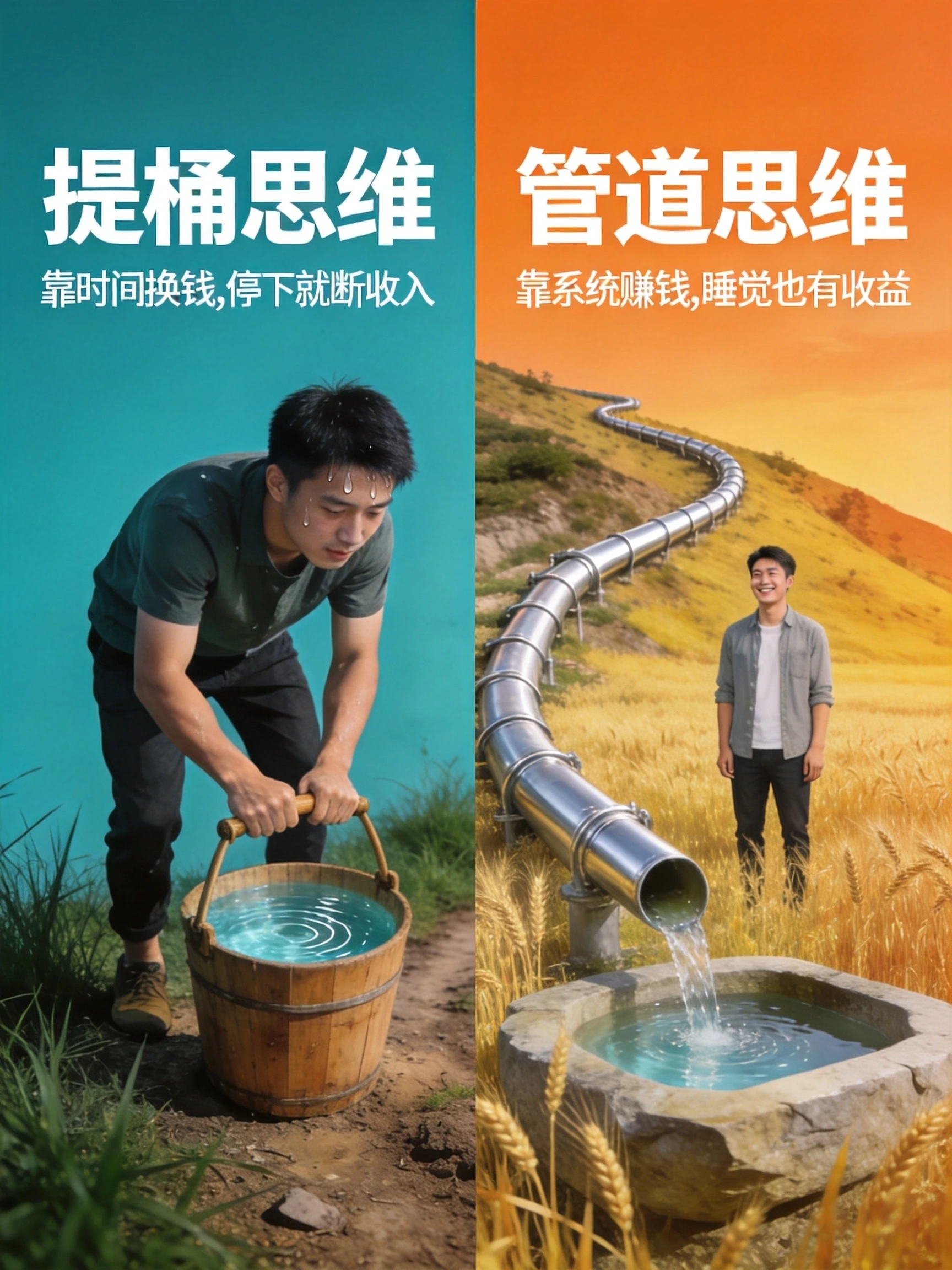 管道思维VS提桶思维:哪种方式能真正实现财富自由?