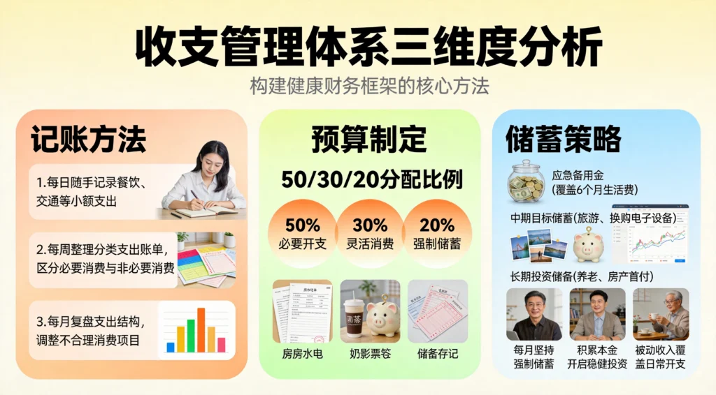 50/30/20预算分配法则,三步建立完整收支管理体系