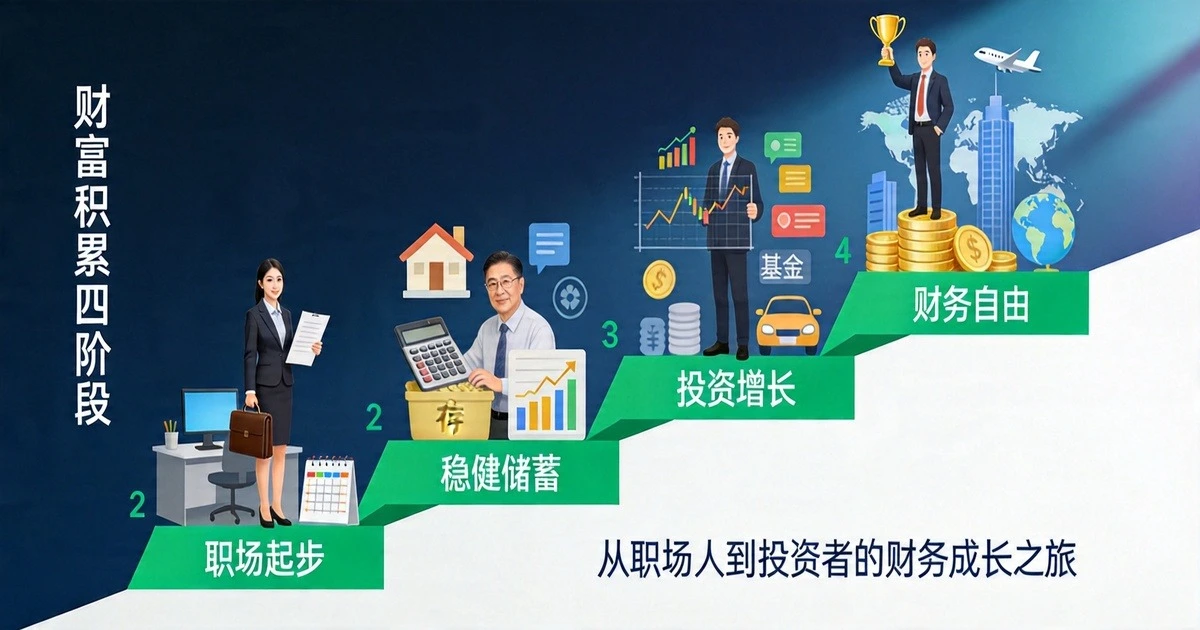 普通人财富积累路径：从月薪五千到百万资产的进阶指南