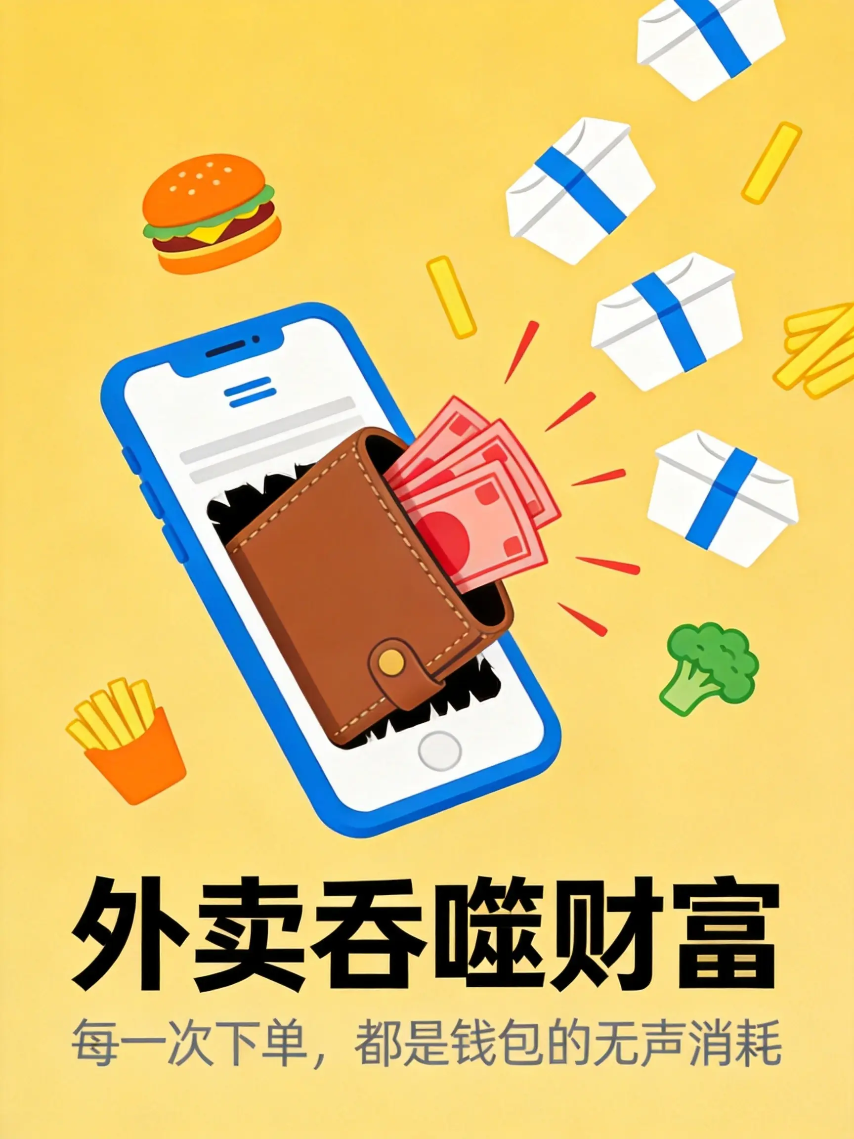 外卖省钱的真相：月薪族如何避开餐饮消费的财富吞噬陷阱